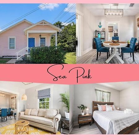 Sea Pink Retreat - Walk To Beach, Newly Renovated Galveston Exterior photo